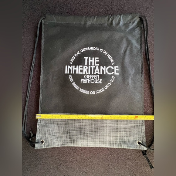 The Inheritance Play Geffen Playhouse Cast & Crew Only Sackpack NWOT Rare! - Picture 3 of 7